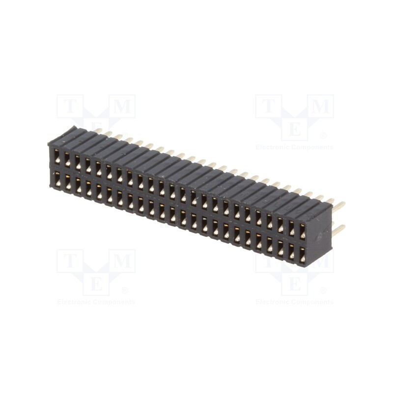 10 pcs : DS1065-08-2*24S8BV - Socket, pin strips, female, PIN: 48, straight, 1.27mm, THT, 2x24