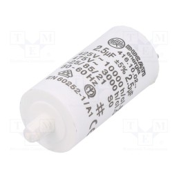 10 pcs : 416100227 - Capacitor: motors, run, 2.5uF, 475VAC, Ø28x55mm, -25÷85°C, ±5%