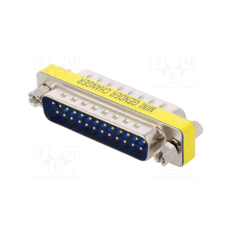 10 pcs : DS1082-02-25P8LNDS - Transition: adapter, D-Sub 25pin male,both sides