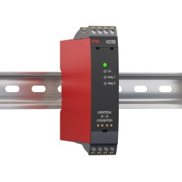1 pcs - PR Electronics Universal f/I-f/f converter Series Frequency / Current Converter, Current, Frequency Input, Relay Output