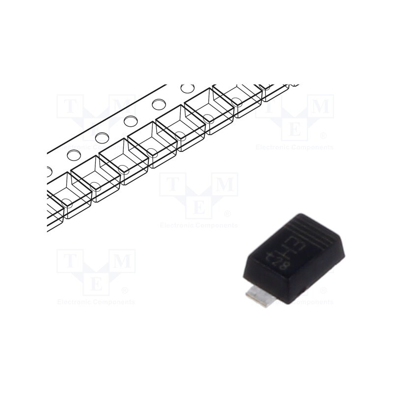 20 pcs : PNS40010ER,115 - Diode: rectifying, SMD, 400V, 1.4A, 1.8us, SOD123W, Ufmax: 0.93V