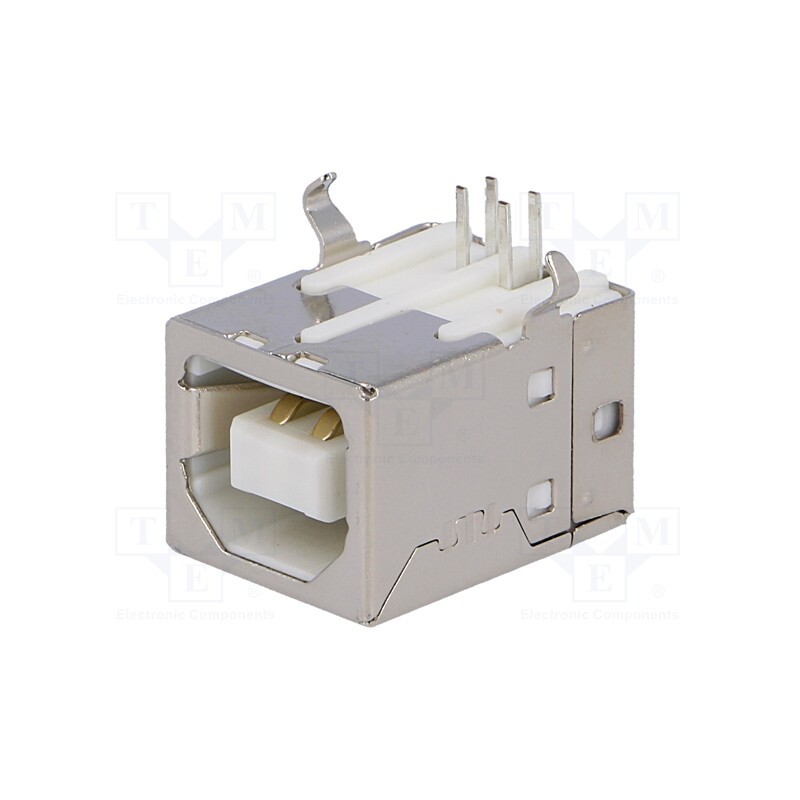 10 pcs : DS1099-WN0 - Socket, USB B, THT, angled 90°