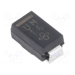 20 pcs : US1M-E3/5AT - Diode: rectifying, SMD, 1kV, 1A, 75ns, SMA, Ufmax: 1.7V, Ifsm: 30A