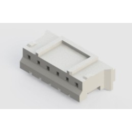 200 pcs - EDAC Female Crimp Connector Housing, 2mm Pitch, 6 Way, 1 Row