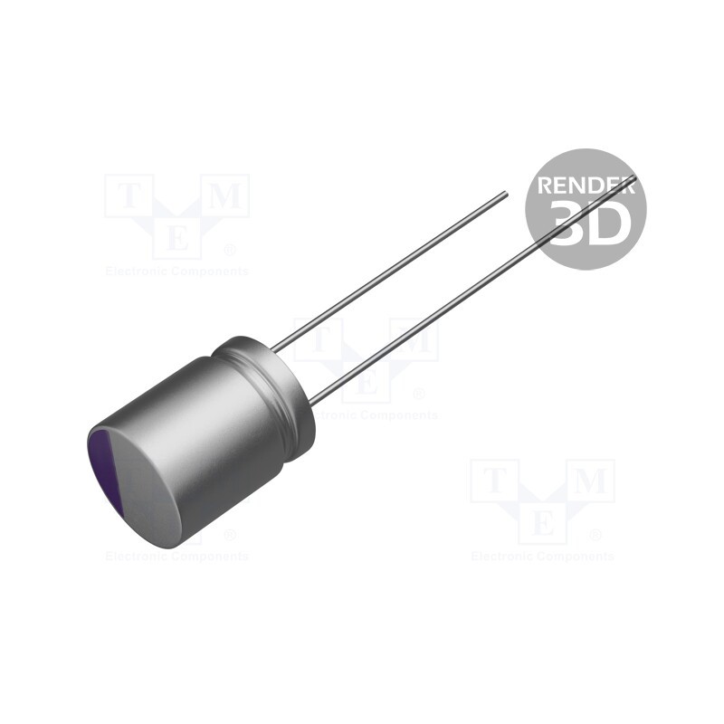 10 pcs : 16SEPG270M - Capacitor: polymer, 270uF, 16VDC, SEP, THT, ±20%, -55÷105°C, OS-CON