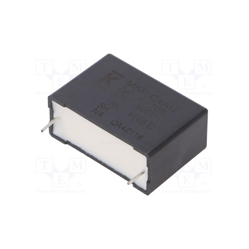 10 pcs : C4AUOBU4200M1BK - Capacitor: polypropylene, DC-Link, 2uF, ESR: 19.4mΩ, THT, ±10%, 5.9A