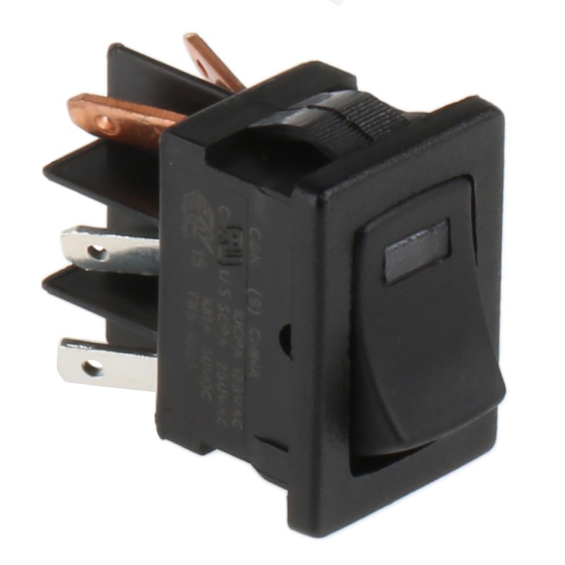 1 pcs - C & K Illuminated DPST, On-Off Rocker Switch Panel Mount