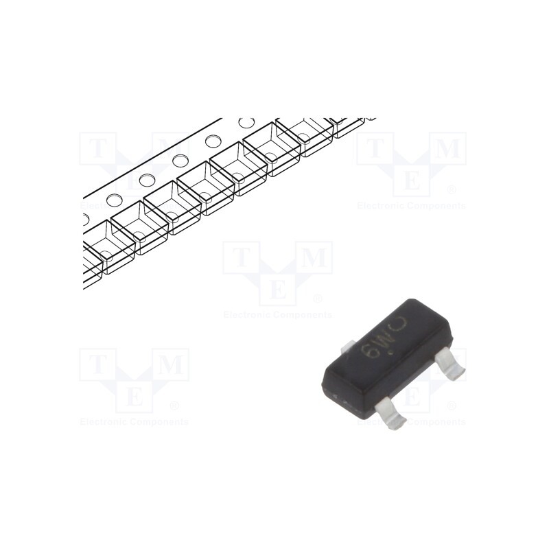 20 pcs : MMBFJ175LT1G - Transistor: P-JFET, unipolar, 0.225W, SOT23