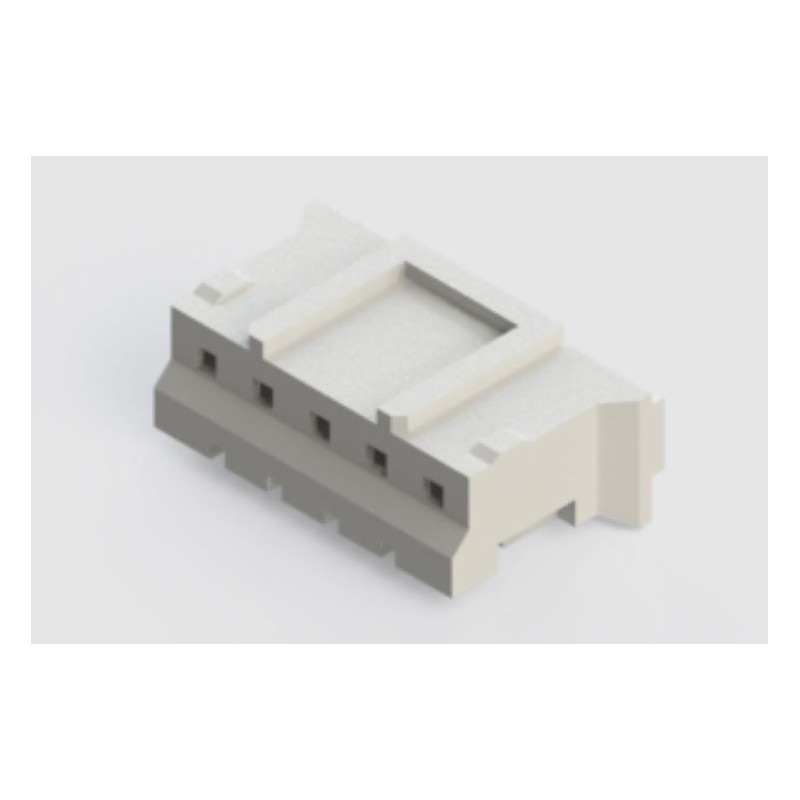 200 pcs - EDAC Female Crimp Connector Housing, 2mm Pitch, 5 Way, 1 Row