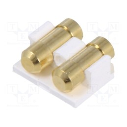 10 pcs : DS1137-01-02FW88R - Connector: PCB to PCB, PIN: 2, gold-plated, SMT, female, on PCBs