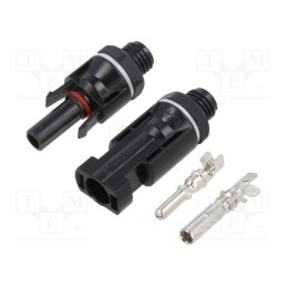 10 set : DS1162-01-AV6B12 - Connector: solar, male + female, 2.5÷6mm2, socket,plug, -40÷85°C