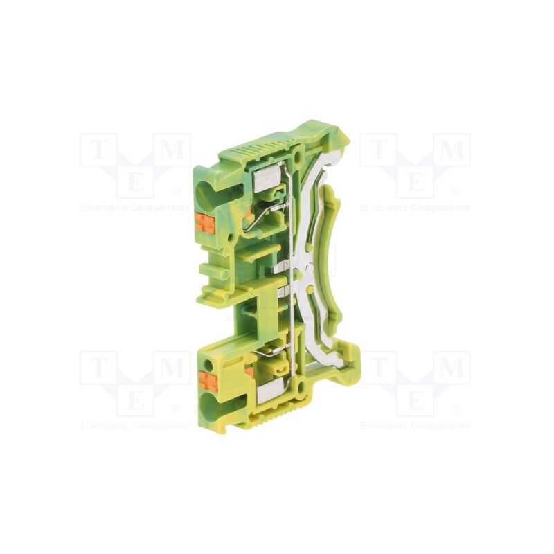 10 pcs : DS2.5-PE-01P-1C-00AH - Splice terminal: rail, 0.2÷4mm2, ways: 1, terminals: 2, Width: 5.2mm