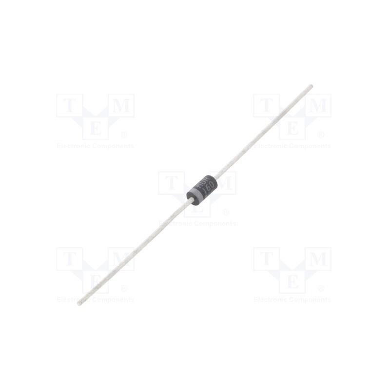 10 pcs : MUR160G - Diode: rectifying, THT, 600V, 1A, , DO41, Ufmax: 1.25V, 50ns