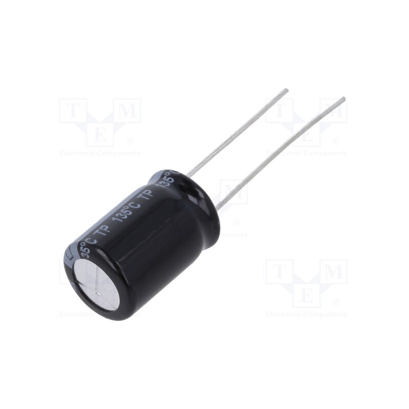 10 pcs : EEUTP1E471 - Capacitor: electrolytic, THT, 470uF, 25VDC, Ø10x16mm, Pitch: 5mm