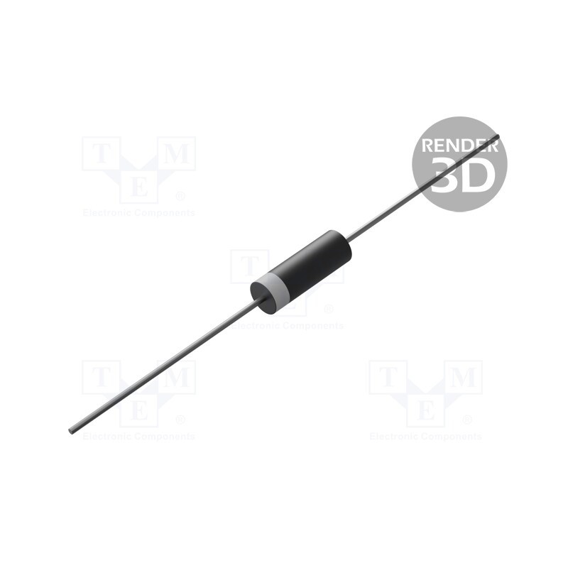 10 pcs : 1N5337BG - Diode: Zener, 5W, 4.7V, , CASE017AA, single diode, 5uA
