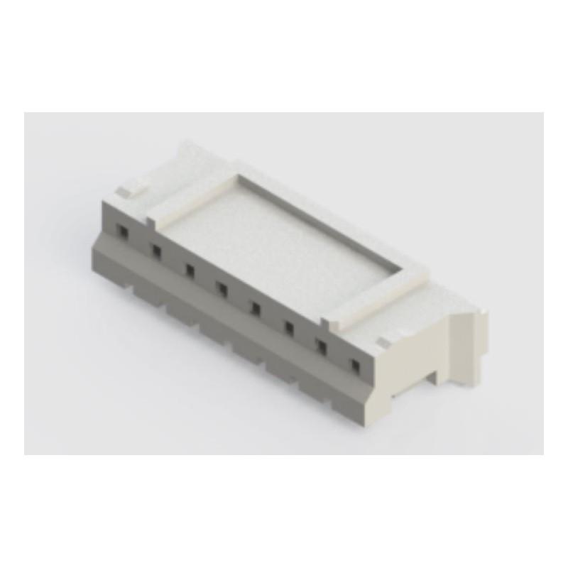 200 pcs - EDAC Female Crimp Connector Housing, 2mm Pitch, 8 Way, 1 Row