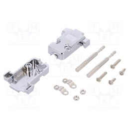 10 pcs : DSC-609A - Enclosure: for D-Sub connectors, D-Sub 9pin,D-Sub HD 15pin