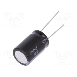 10 pcs : EEUFR1C472 - Capacitor: electrolytic, low ESR, THT, 4700uF, 16VDC, Ø16x25mm