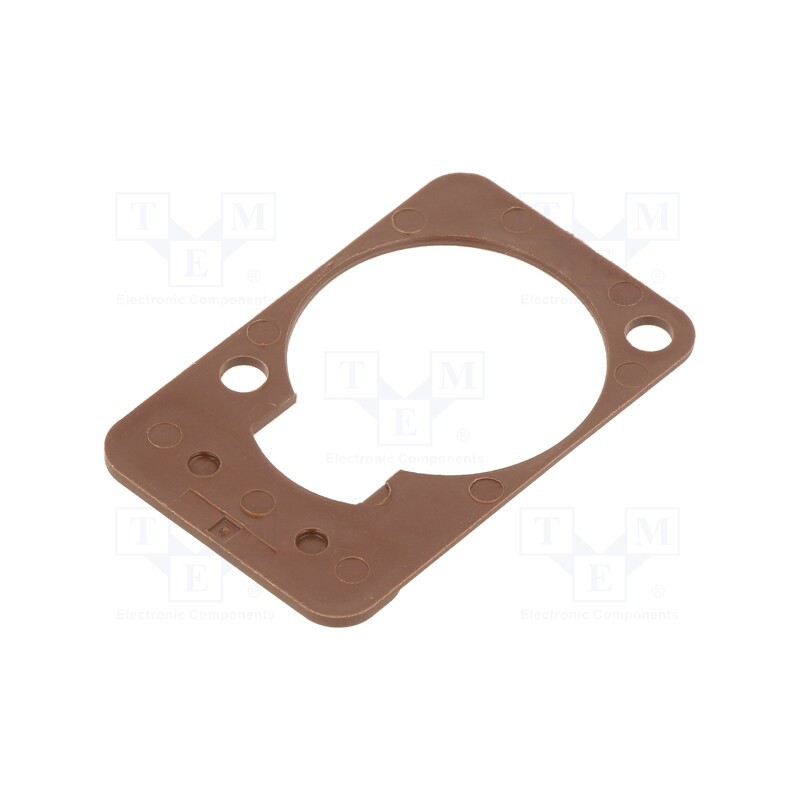 10 pcs : DSS-BROWN - LETTERING PLATE BROWN