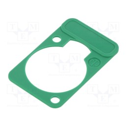 10 pcs : DSS-GREEN - LETTERING PLATE GREEN