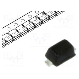 20 pcs : PESD5V0S1BB,115 - Diode: TVS, 130W, 7.5V, 12A, bidirectional, SOD523