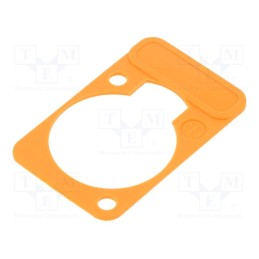 10 pcs : DSS-ORANGE - LETTERING PLATE ORANGE
