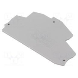 10 pcs : D-STTBS 2,5 - 3038503 - End plate, grey, Width: 2.2mm, Ht: 54.5mm, L: 78mm
