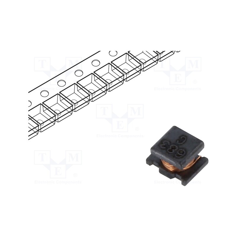 10 pcs : 82683C - Inductor: wire, SMD, 68uH, 200mA, 2.55Ω, -40÷85°C, ±10%, 8200