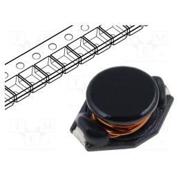 10 pcs : DL22-22 - Inductor: wire, SMD, 22uH, Ioper: 2.7A, 0.085Ω, Isat: 2.6A, B: 9.4mm
