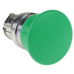 1 pcs - Schneider Electric Harmony XB4 Series Green Momentary Push Button Head, 22mm Cutout, IP66, IP69K