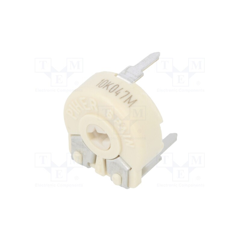 10 pcs : PTC10LV10-103A2020- Potentiometer: mounting, single turn,horizontal, 10kΩ, 330mW