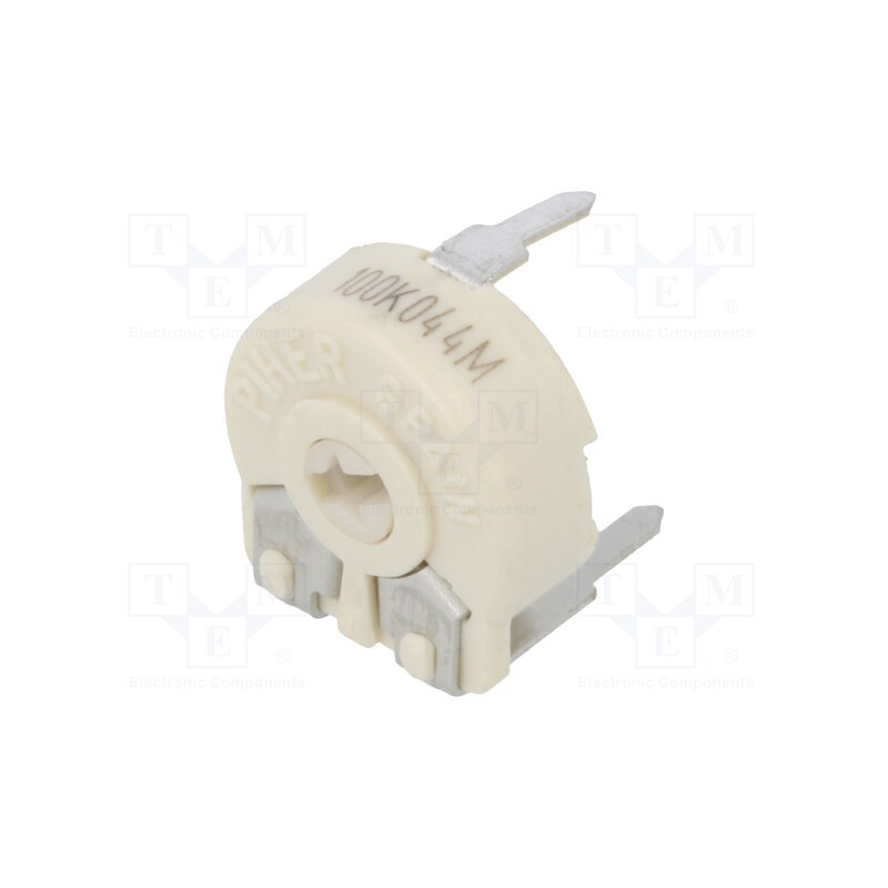 10 pcs : PTC10LV10-104A2020- Potentiometer: mounting, single turn,horizontal, 100kΩ, 330mW