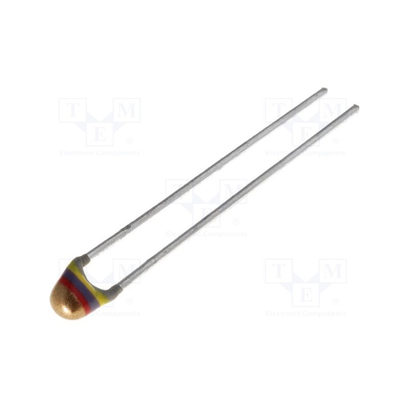 10 pcs : NTCLE100E3473JB0 - NTC thermistor, 47kΩ, THT, 4090K, -40÷125°C, 500mW