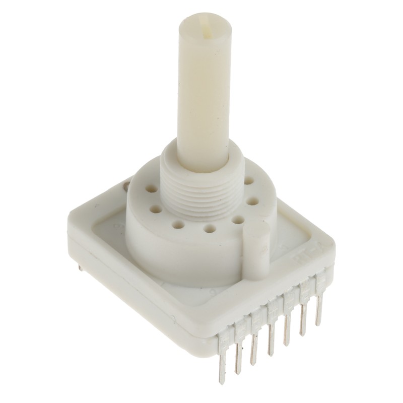 1 pcs - C & K, 10 Position, BCD SPST Rotary Switch, 150 mA @ 60 V dc, Through Hole