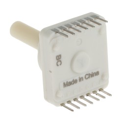 1 pcs - C & K, 10 Position, BCD SPST Rotary Switch, 150 mA @ 60 V dc, Through Hole