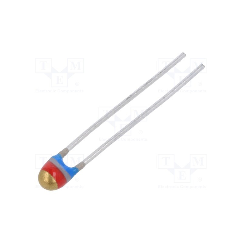 10 pcs : NTCLE100E3682JB0A - NTC thermistor, 6.8kΩ, THT, 3977K, -40÷125°C, ±5%, 500mW
