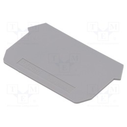 10 pcs : D-UDK 4 2775113 - End piece, grey, UDK4 connectors, Width: 1.5mm, polyamide, UL94V-0