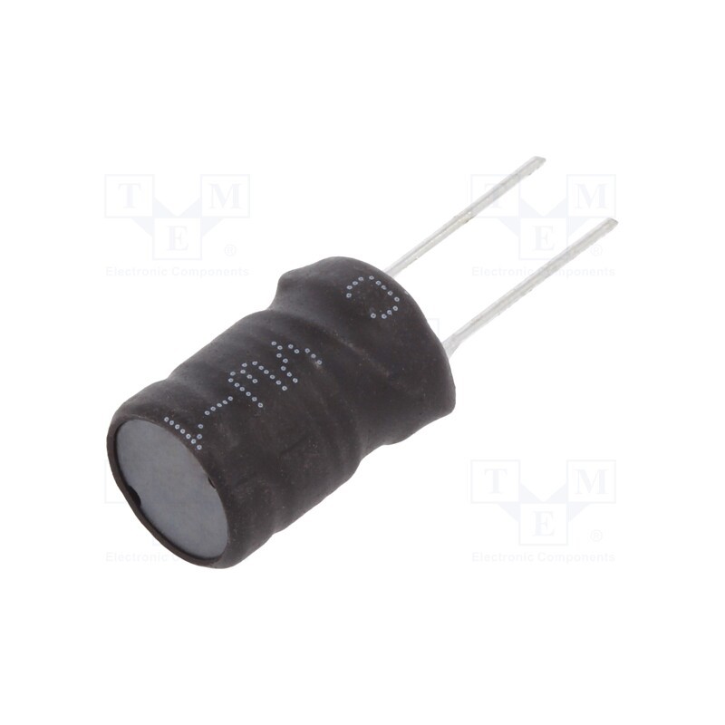 10 pcs : COIL1016-0.12 - Inductor: wire, THT, 120uH, 3A, ±10%, Ø11.5x17.5mm, vertical