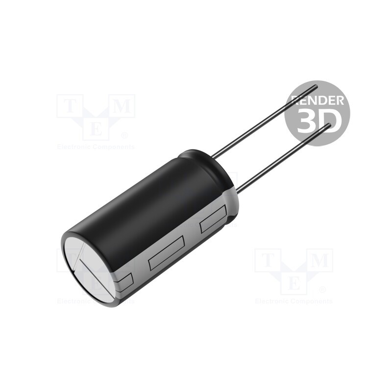 10 pcs : EEUFS1H102L - Capacitor: electrolytic, low ESR, THT, 1000uF, 50VDC, Ø12.5x35mm