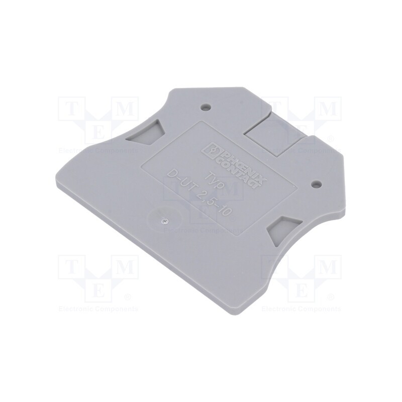 10 pcs : D-UT 2,5/10 3047028 - End piece, polyamide, UT