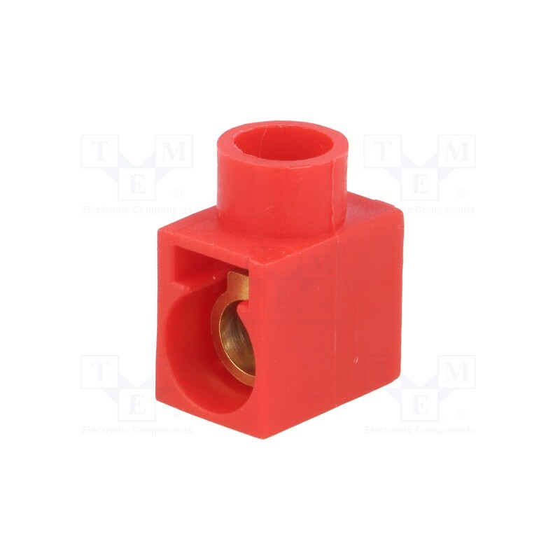 20 pcs : E.4001R - Terminal block, screw terminal, 2.5mm2, 400V, 32A, ways: 1, red