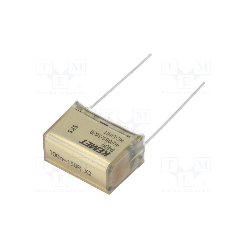 10 pcs : P409CP104M275AH151 - Capacitor: paper, X2, 100nF, 275VAC, 20.3mm, ±20%, THT, P409, 630VDC