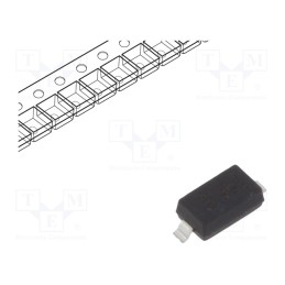 20 pcs : SBR0560S1-7 - Diode: Schottky rectifying, SBR®, SMD, 60V, 0.5A, SOD123,