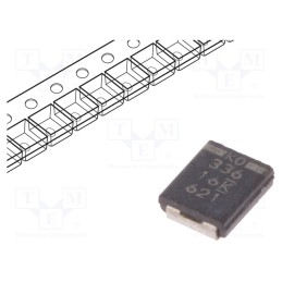 10 pcs : T521T336M016ATE045 - Capacitor: tantalum-polymer, low ESR, 33uF, 16VDC, T, 1311, SMD