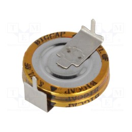 10 pcs : BCE005R5H105FS - Supercapacitor, THT, 1F, 5.5VDC, ±20%, Ø19x6.5mm, -25÷70°C, EDLC