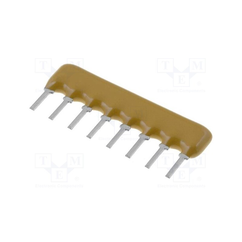 20 pcs : 4608X-102-101LF - Resistor network: Y, THT, 100Ω, ±2%, 0.3W, No.of resistors: 4, 100V