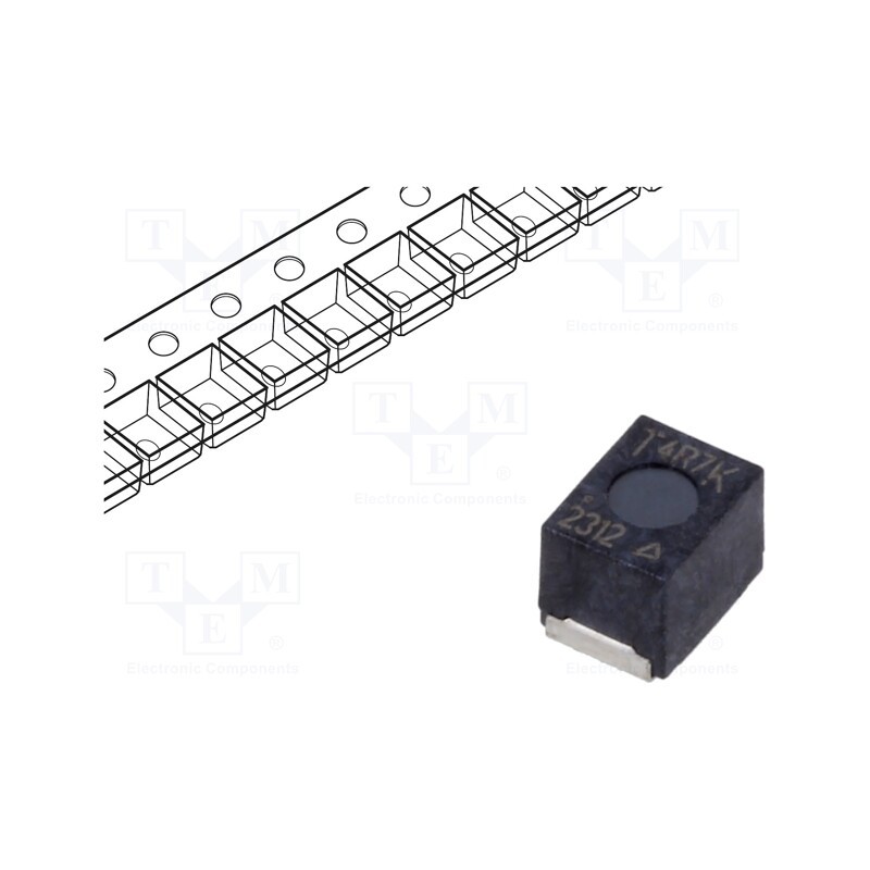 10 pcs : B82432T1472K000 - Inductor: ferrite, SMD, 1812, 4.7uH, 800mA, 0.22Ω, Q: 10, 40MHz, ±10%