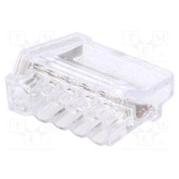 50 pcs : E.4183 - Quick splice, spring clamp, 1.5÷2.5mm2, 450V, 24A, for cable, 11mm