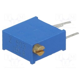 20 pcs : T910Z-50K - Potentiometer: mounting, multiturn, 50kΩ, 500mW, THT, ±10%, linear