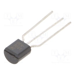50 pcs : 2N3906TA - Transistor: PNP, bipolar, 40V, 0.2A, 0.625W, TO92